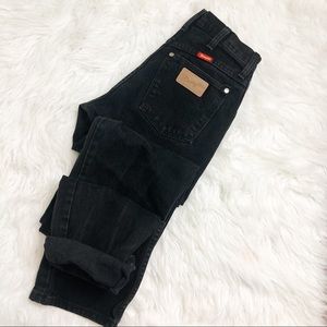 Wrangler Vintage High Waisted Black Mom Jeans